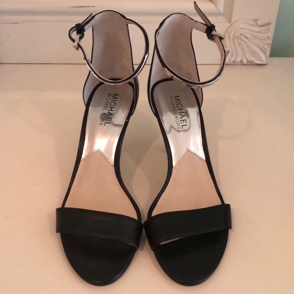 Michael Kors Black Pumps with Ankle Strap